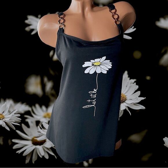 S❤️LD! Let it Be l Tank Top l Daisy l Gold Hardware l XXL - Picture 8 of 8